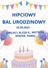 25.09 - świętujemy urodzinki