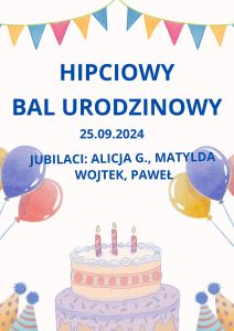 25.09 - świętujemy urodzinki